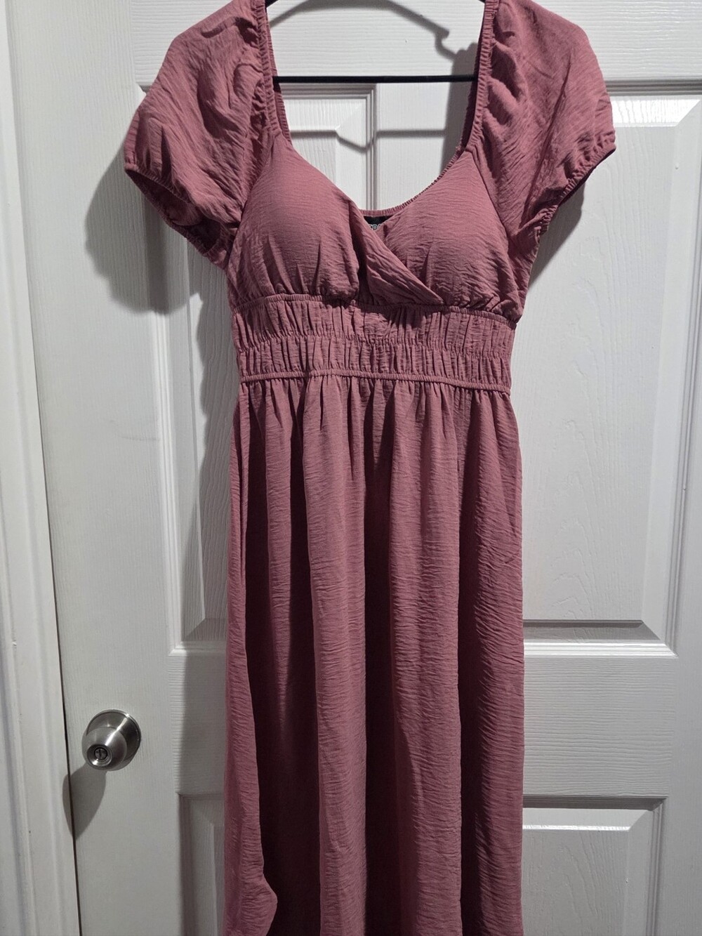 Derek Heart Mauve Pink High-Low Maxi Dress